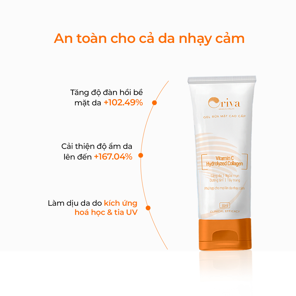 gel rửa mặt Oriva