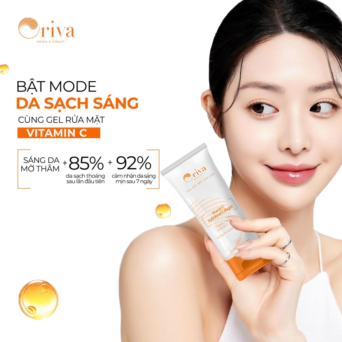 gel rửa mặt Oriva